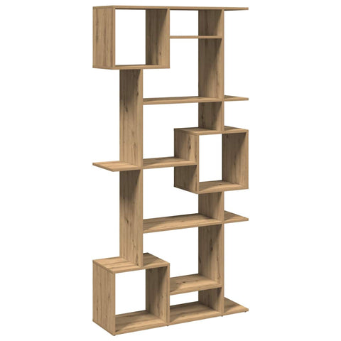 vidaXL Book Cabinet Artisian Oak 92x29x188 cm Engineered Wood