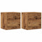 vidaXL Bedside Cabinets 2 pcs Old Wood 40x30x40 cm Engineered Wood