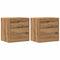 vidaXL Bedside Cabinets 2 pcs Artisian Oak 40x30x40 cm Engineered Wood