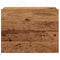vidaXL Wall-mounted Bedside Cabinet Old Wood 40x32x30 cm