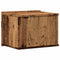 vidaXL Wall-mounted Bedside Cabinet Old Wood 40x32x30 cm