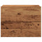 vidaXL Wall-mounted Bedside Cabinets 2 pcs Old Wood 40x32x30 cm