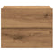 vidaXL Wall-mounted Bedside Cabinet Artisan Oak 40x32x30 cm