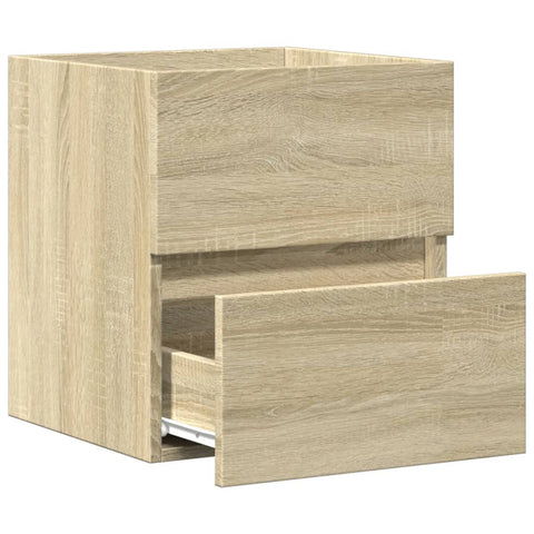 vidaXL Sink Cabinet Sonoma Oak 41x38.5x45 cm Engineered Wood