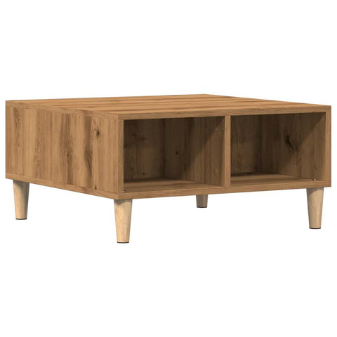 vidaXL Coffee Table Artisan Oak 60x60x30 cm Engineered Wood