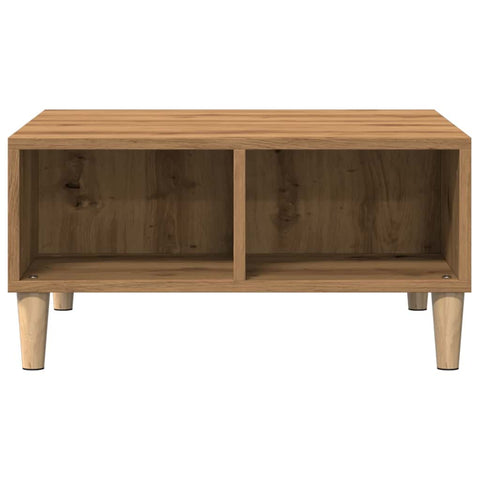 vidaXL Coffee Table Artisan Oak 60x60x30 cm Engineered Wood