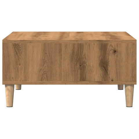 vidaXL Coffee Table Artisan Oak 60x60x30 cm Engineered Wood