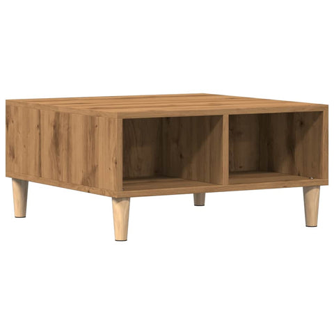 vidaXL Coffee Table Artisan Oak 60x60x30 cm Engineered Wood