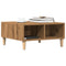 vidaXL Coffee Table Artisan Oak 60x60x30 cm Engineered Wood