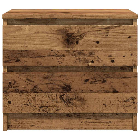 vidaXL Bedside Cabinet Old Wood 50x40x43.5 cm Engineered Wood