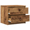 vidaXL Bedside Cabinet Old Wood 50x40x43.5 cm Engineered Wood