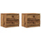vidaXL Bedside Cabinets 2 pcs Old Wood 50x40x43.5 cm Engineered Wood