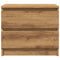 vidaXL Bedside Cabinet Artisan Oak 50x40x43.5 cm Engineered Wood