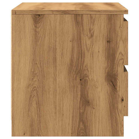 vidaXL Bedside Cabinet Artisan Oak 50x40x43.5 cm Engineered Wood
