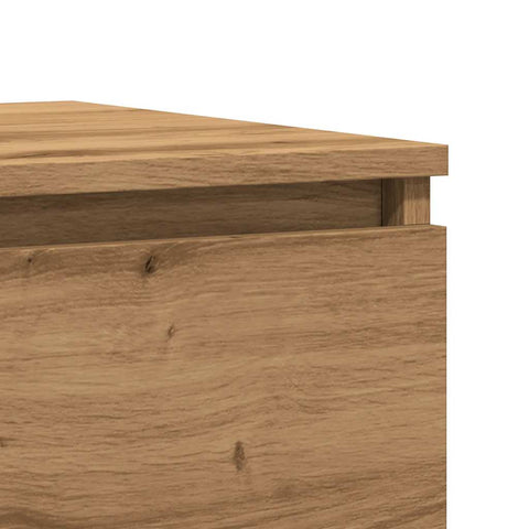 vidaXL Bedside Cabinet Artisan Oak 50x40x43.5 cm Engineered Wood