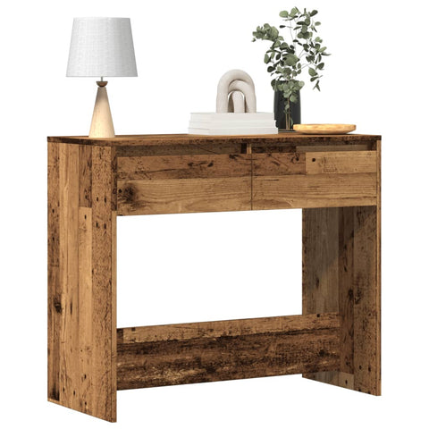 vidaXL Console Table Old Wood 89x41x76.5 cm Engineered Wood