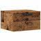 vidaXL Wall-mounted Bedside Cabinet Old Wood 34x30x20 cm