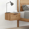 vidaXL Wall-mounted Bedside Cabinet Artisan Oak 34x30x20 cm