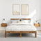 vidaXL Wall-mounted Bedside Cabinets 2 pcs Old Wood 35x35x20 cm