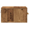 vidaXL Wall-mounted Bedside Cabinets 2 pcs Old Wood 35x35x20 cm