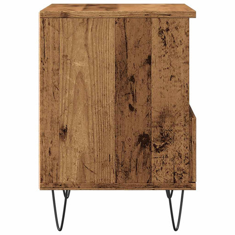 vidaXL Bedside Cabinet Old Wood 40x35x50 cm Engineered Wood