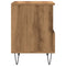 vidaXL Bedside Cabinet Artisan Oak 40x35x50 cm Engineered Wood