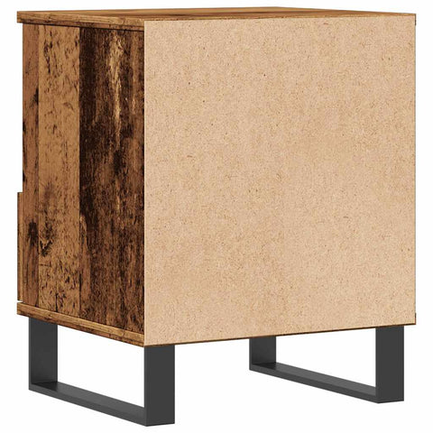 vidaXL Bedside Cabinet Old Wood 40x35x50 cm Engineered Wood