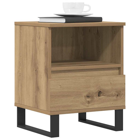 vidaXL Bedside Cabinets 2 pcs Artisan Oak 40x35x50 cm Engineered Wood