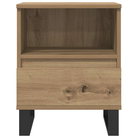 vidaXL Bedside Cabinets 2 pcs Artisan Oak 40x35x50 cm Engineered Wood