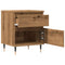 vidaXL Bedside Cabinet Artisan Oak 40x35x50 cm Engineered Wood