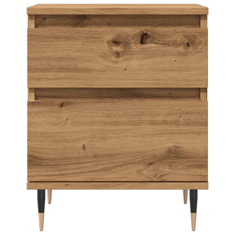 vidaXL Bedside Cabinet Artisan Oak 40x35x50 cm Engineered Wood