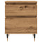 vidaXL Bedside Cabinet Artisan Oak 40x35x50 cm Engineered Wood