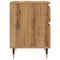 vidaXL Bedside Cabinet Artisan Oak 40x35x50 cm Engineered Wood