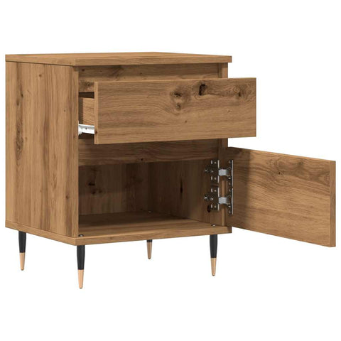 vidaXL Bedside Cabinets 2 pcs Artisan Oak 40x35x50 cm Engineered Wood