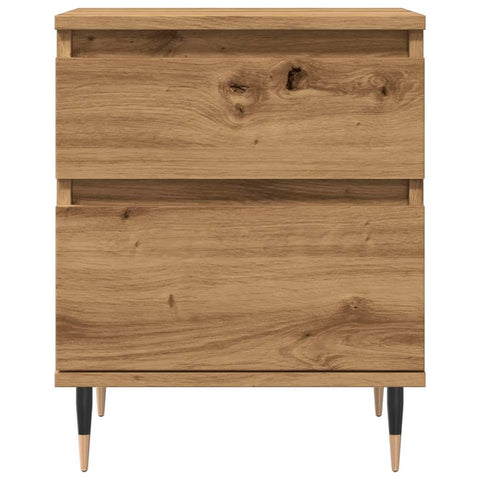 vidaXL Bedside Cabinets 2 pcs Artisan Oak 40x35x50 cm Engineered Wood