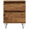 vidaXL Bedside Cabinet Old Wood 40x35x50 cm Engineered Wood