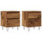 vidaXL Bedside Cabinets 2 pcs Old Wood 40x35x50 cm Engineered Wood