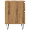 vidaXL Bedside Cabinet Artisan Oak 40x35x50 cm Engineered Wood