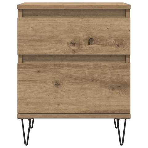 vidaXL Bedside Cabinets 2 pcs Artisan Oak 40x35x50 cm Engineered Wood