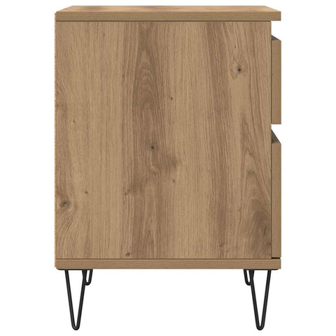 vidaXL Bedside Cabinets 2 pcs Artisan Oak 40x35x50 cm Engineered Wood
