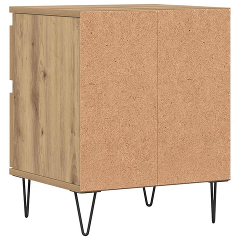 vidaXL Bedside Cabinets 2 pcs Artisan Oak 40x35x50 cm Engineered Wood