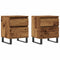 vidaXL Bedside Cabinets 2 pcs Old Wood 40x35x50 cm Engineered Wood