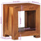 vidaXL Side Table 37x29x40 cm Solid Wood Acacia