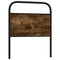 vidaXL Headboard Smoked Oak 75 cm Steel and Engineered Wood