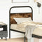 vidaXL Headboard Smoked Oak 75 cm Steel and Engineered Wood