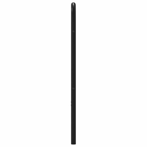 vidaXL Headboard Smoked Oak 90 cm Steel and Engineered Wood