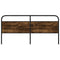 vidaXL Headboard Smoked Oak 190 cm Steel and Engineered Wood