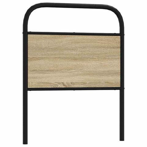 vidaXL Headboard Sonoma Oak 80 cm Steel and Engineered Wood