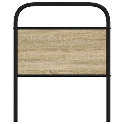 vidaXL Headboard Sonoma Oak 80 cm Steel and Engineered Wood