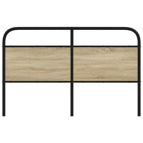 vidaXL Headboard Sonoma Oak 150 cm Steel and Engineered Wood